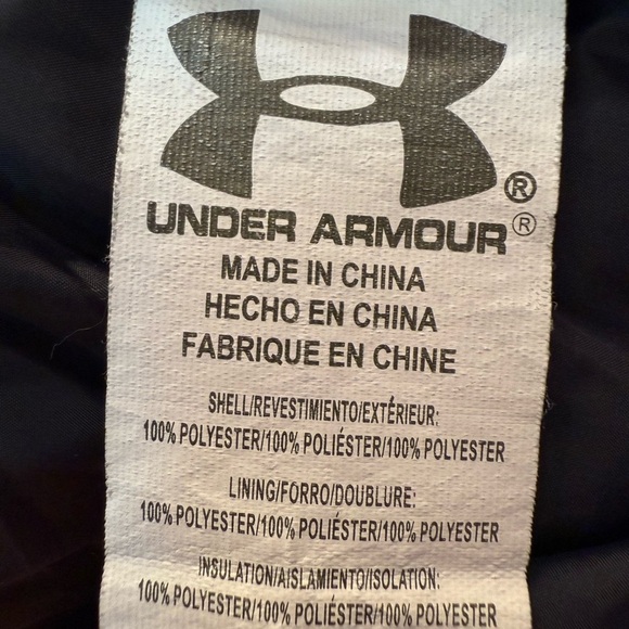Under Armour Little Girls’ ColdGear Puffer Jacket w/zippered pockets - Picture 6 of 6